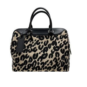 Louis Vuitton Stephen Sprouse Leopard Speedy Handbag Beige Black